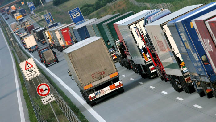 Lorries head for East Europe